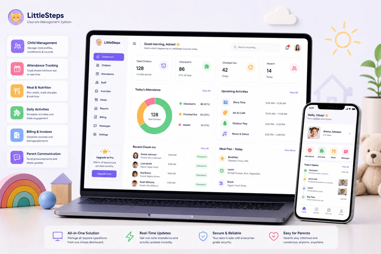 Daycare Management System — CodeHypes Case Study