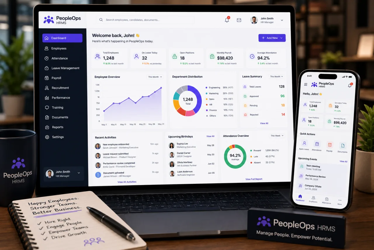 PeopleOps HRMS — CodeHypes Portfolio