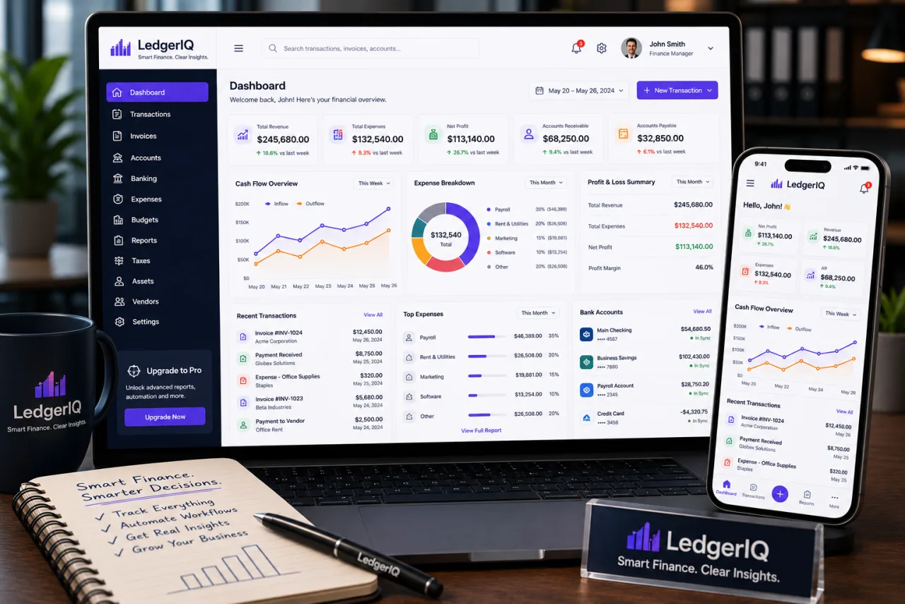 LedgerIQ — CodeHypes Portfolio