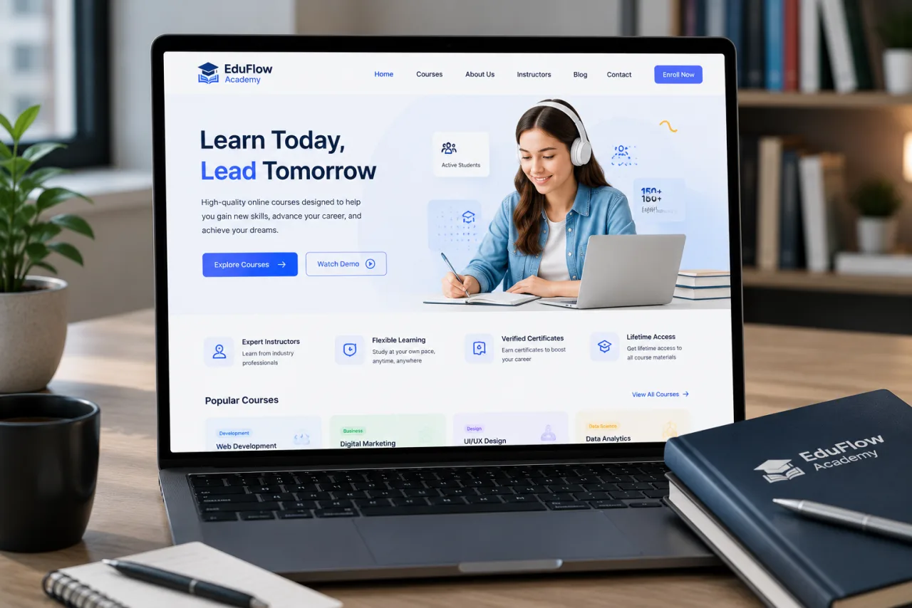 EduFlow Academy — CodeHypes Portfolio