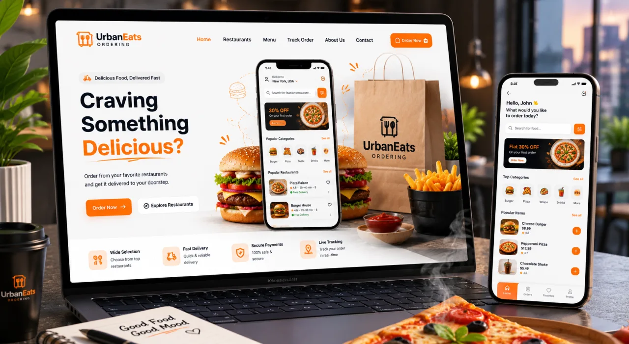 UrbanEats Ordering — CodeHypes Portfolio